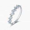 Alliance Femme diamant Mel Or Blanc | Djoline Joailliers