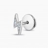 Boucles d’oreilles puces diamants Or Blanc | Djoline Joailliers