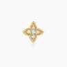 Boucles d'oreilles Fleur GM Or jaune 18K diamants | Djoline