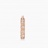 Mini créole Kate Or  rose 18K diamants | Djoline Joailliers