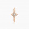 Mini créoles Perla Or 18 carats diamants | Djoline Joailliers