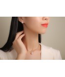 Boucles d'oreilles  Dolce Or Blanc 18K Perles | Djoline