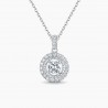 Collier Illusion PM diamant Or blanc | Djoline Joailliers