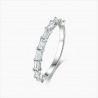 Alliance Femme diamant Célia Or Blanc | Djoline Joailliers