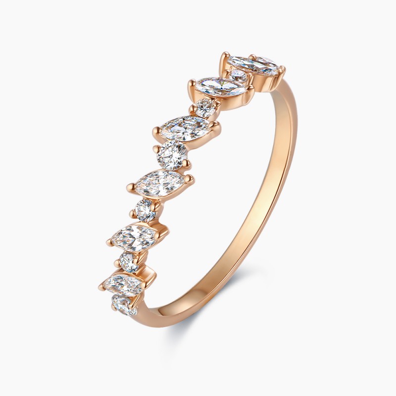 Alliance Femme diamant Mel Or Rose | Djoline Joailliers