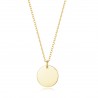 Collier First One médaillon Or jaune PM | Djoline